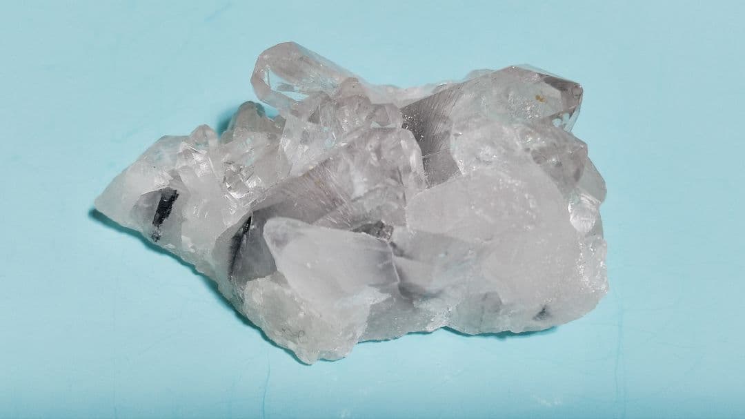 パワーストーン　天然石　ルチルクォーツ　レインボー入り　34g　No.886