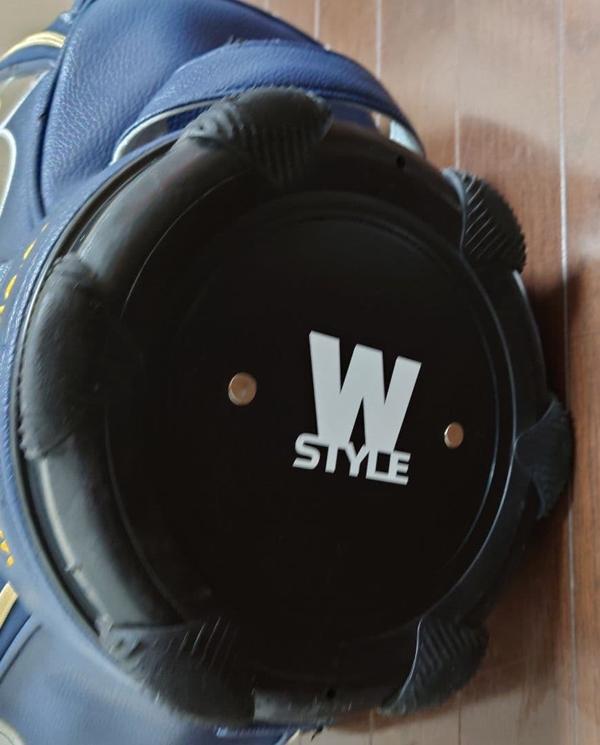 ★ねねかか★【中古品】ウィンウィン　ネイビー ✕花柄 　キャディバッグ