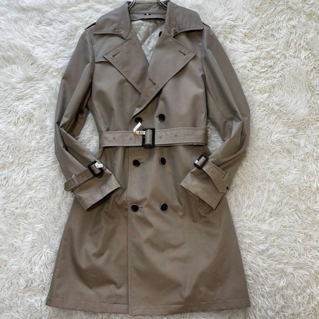 MORGAN HOMME✨未使用級　2way ライナー付トレンチコート　千鳥柄