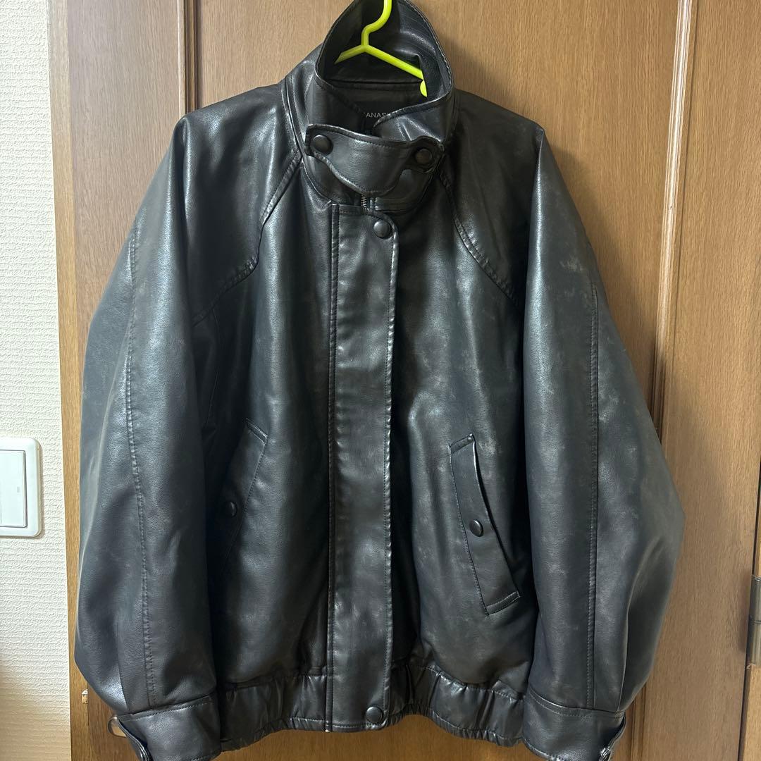 JEANASIS ブラック ジャケット　ビッグシルエット