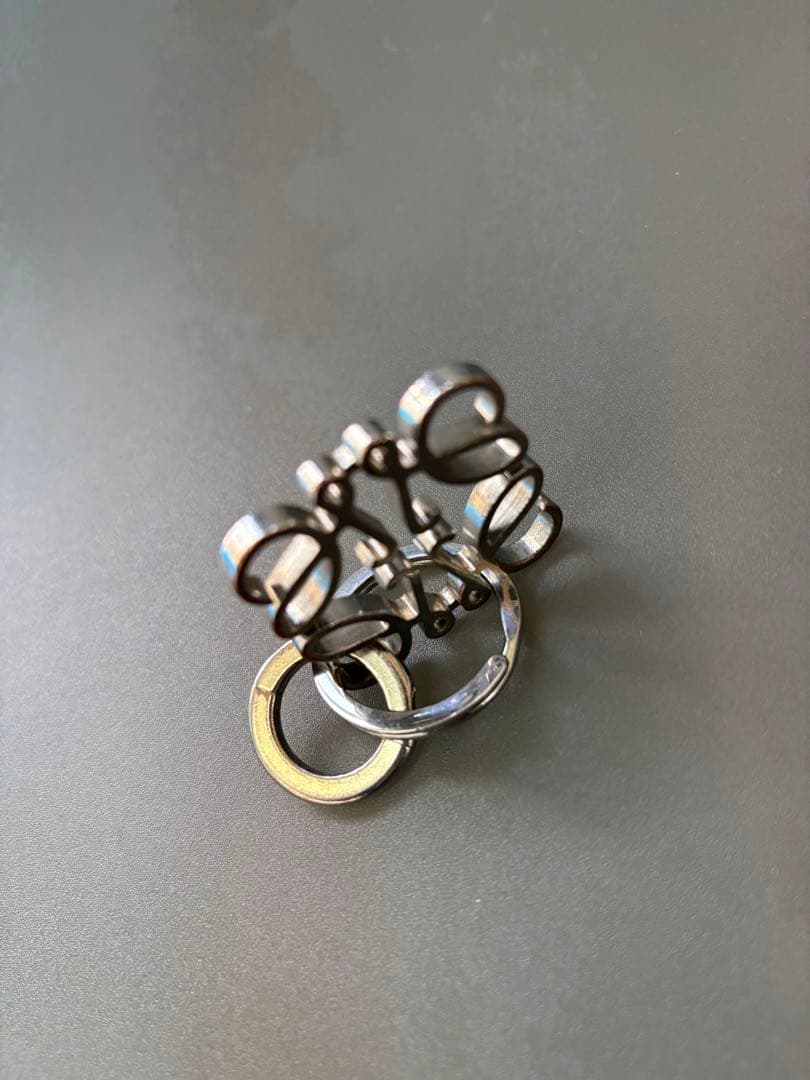 LOEWE / アナグラム キーリング <No.1647>