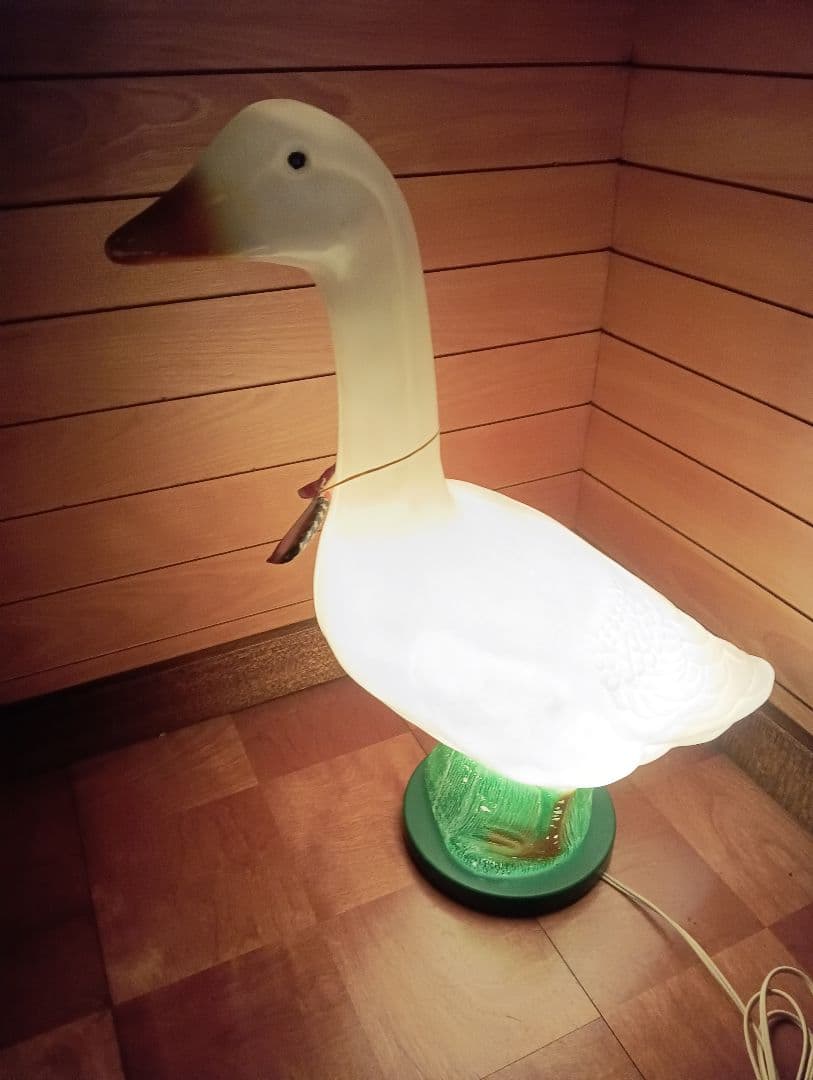 アヒルランプ　ディスプレイランプ 　店舗什器　グースランプ　フロアスタンド