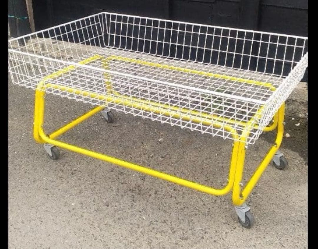 アンティーク 什器 昭和レトロ 陳列棚 陳列ラック　ワゴン　レストアベース