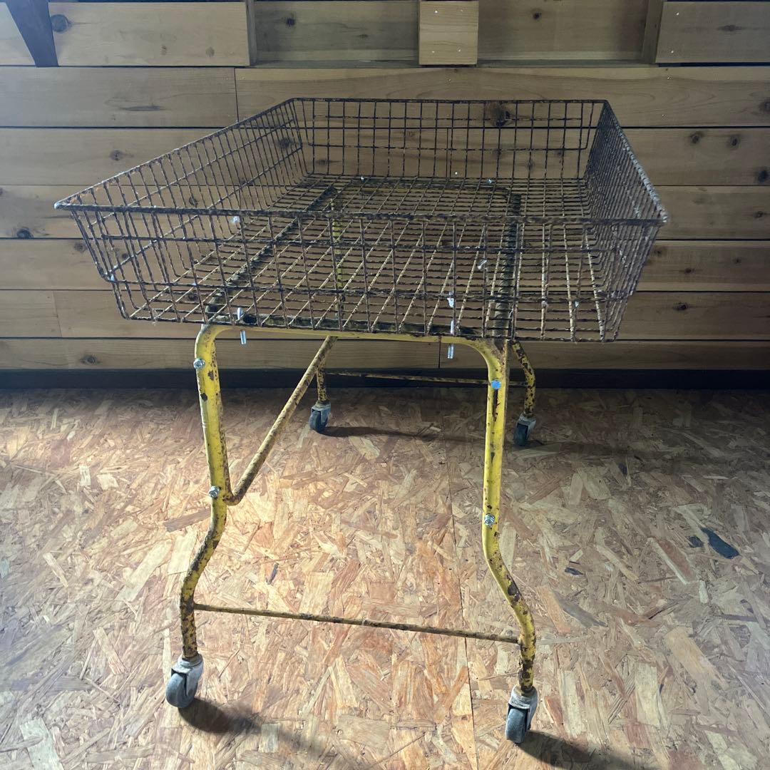 アンティーク 什器 昭和レトロ 陳列棚 陳列ラック　ワゴン　レストアベース