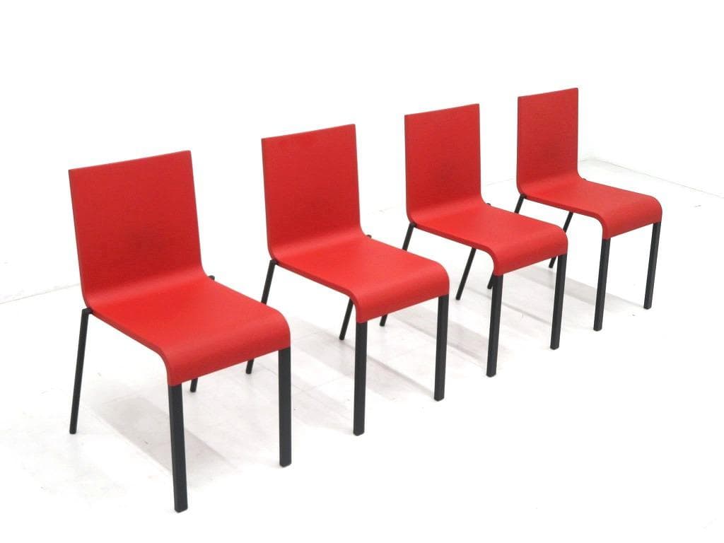 展示品　vitra ヴィトラ 03 ゼロスリー　ダイニングチェア　4脚セット