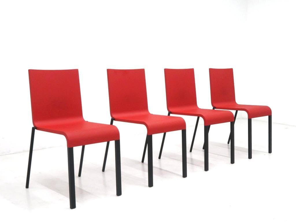 展示品　vitra ヴィトラ 03 ゼロスリー　ダイニングチェア　4脚セット