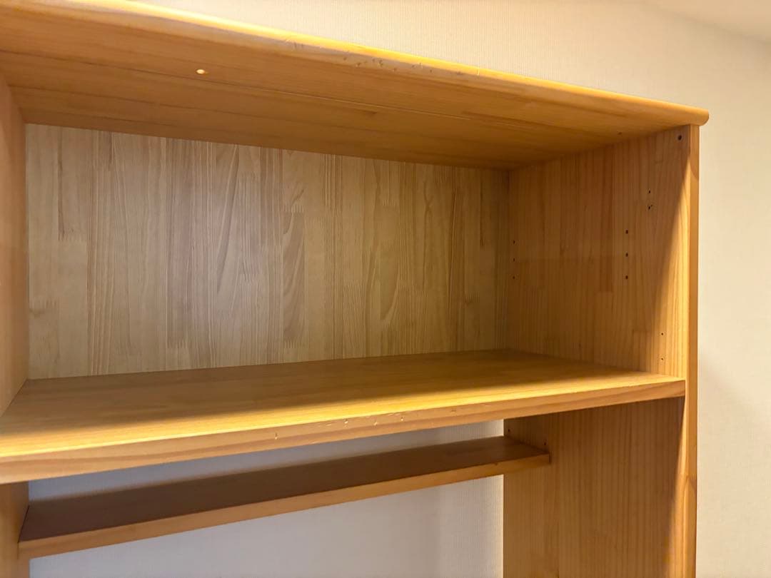 ※10/19まで、お値引き相談可※モモナチュラル 木製食器棚