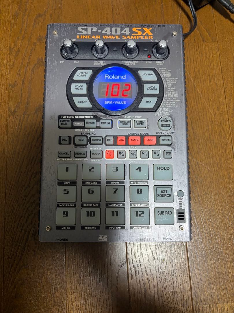 SP-404SX サンプルCD2枚付き　オーディオケーブル付き　値下げ