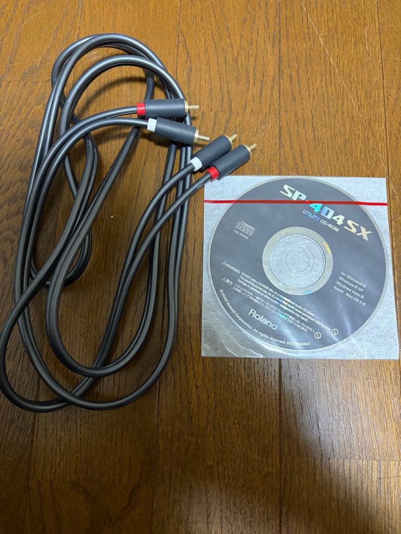 SP-404SX サンプルCD2枚付き　オーディオケーブル付き　値下げ