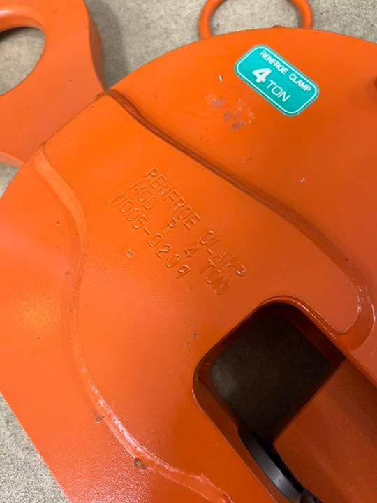 日本クランプ　縦吊り専用クランプ　4t R-4