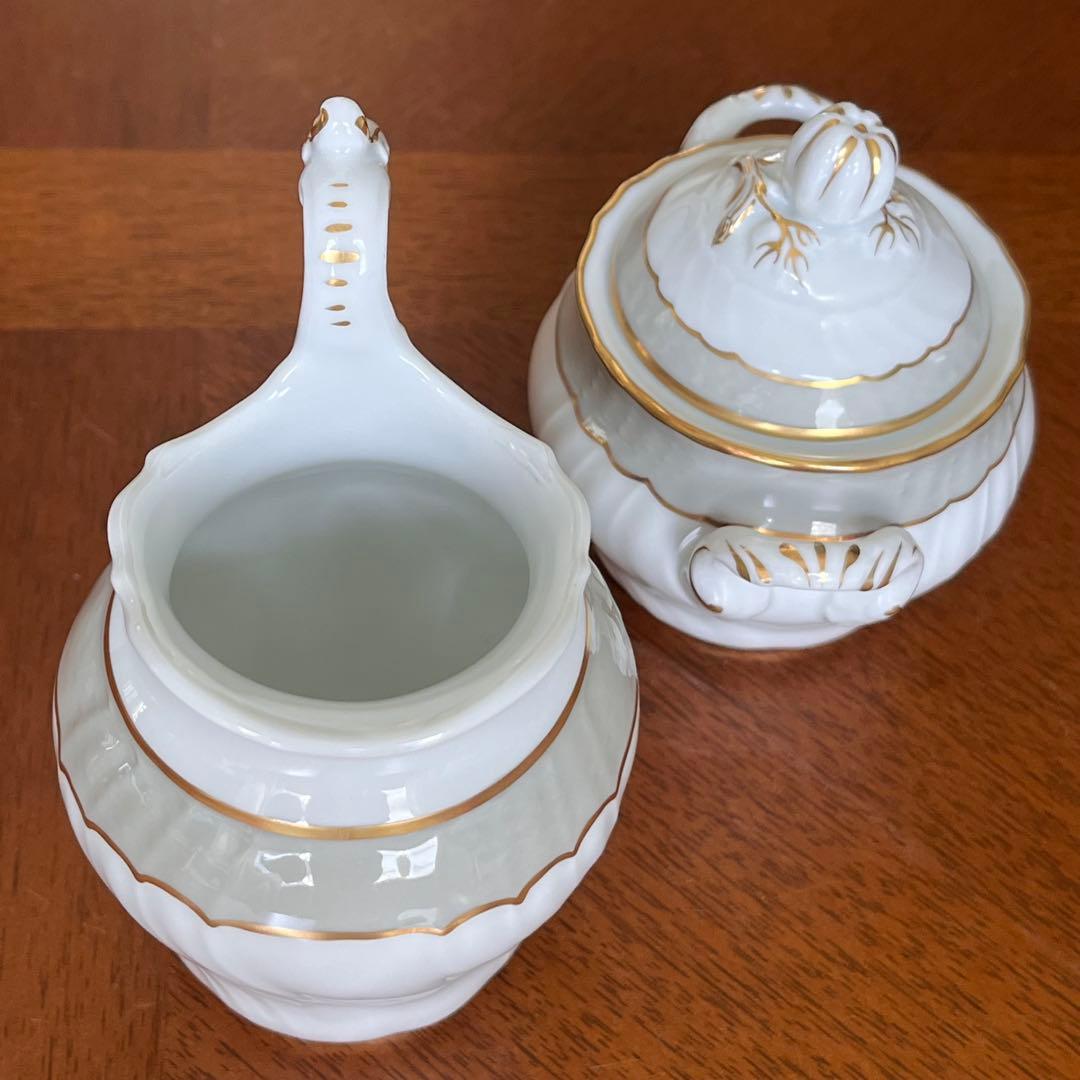 【美品】リチャードジノリ★ベッキオグレース★テーブルセット3点