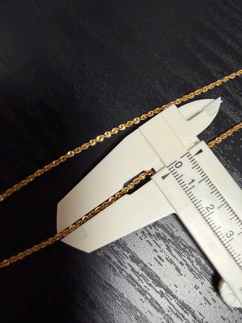 K18 ロープチェーン2.5g 50cm