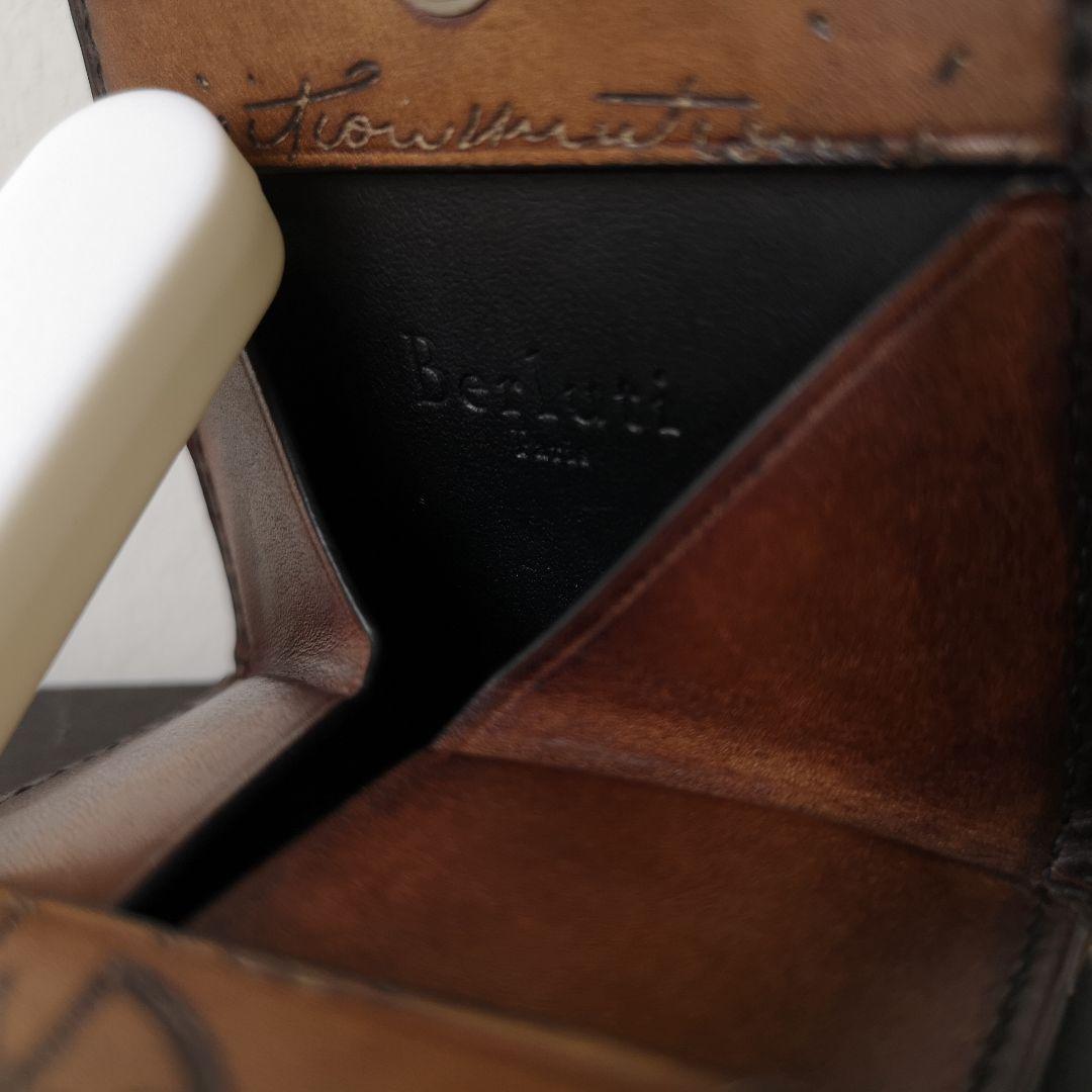 美品 Berluti ベルルッティ カリグラフィ ケース 財布