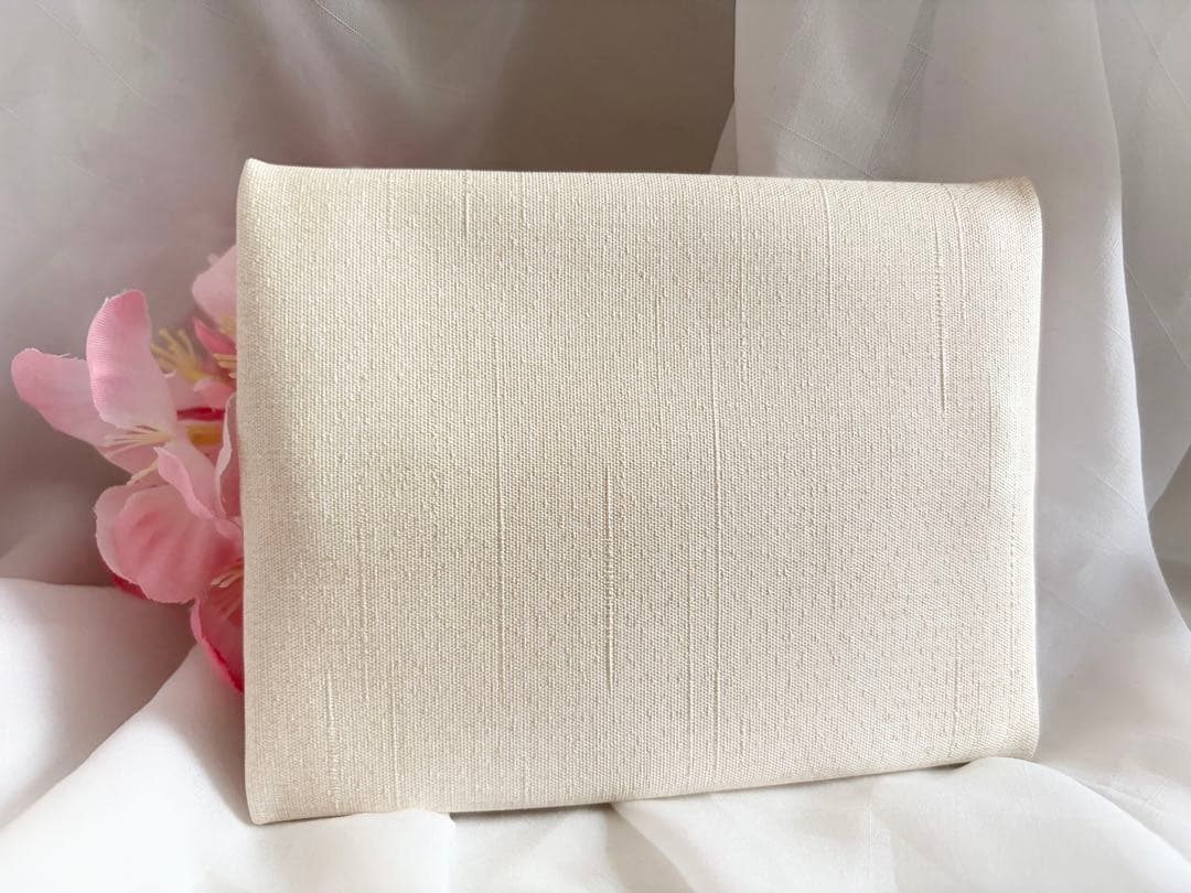 ポケットティッシュケース　インド刺繍リボン　ピンク　合皮　No.79