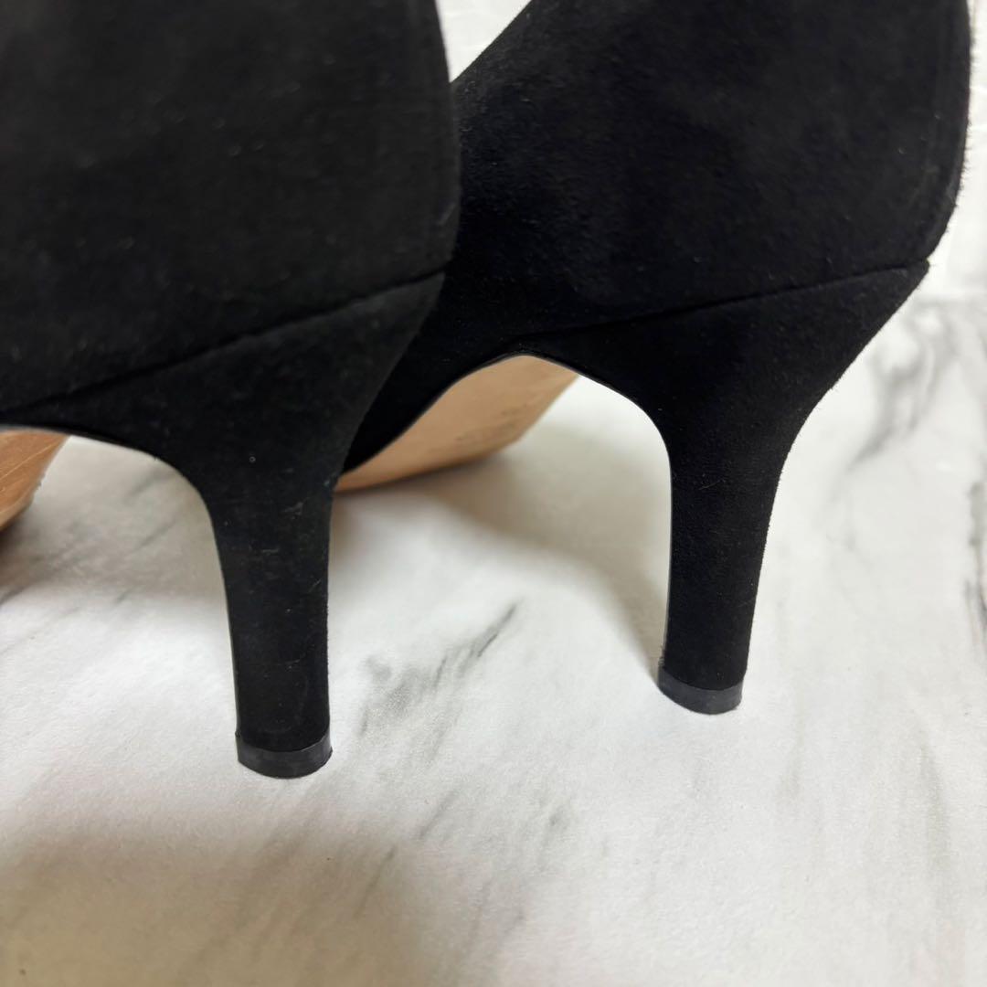 【未使用】 PELLICO ペリーコ ブラック スエード パンプス ハイヒール