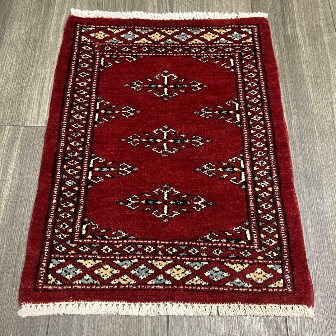 59x45cm ミニラグ手織り絨毯パキスタン絨毯