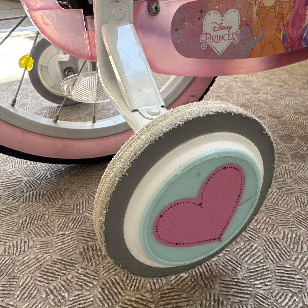 【室内保管】16インチ ides ディズニープリンセス 自転車 【直接引渡】