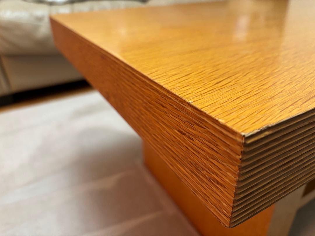 木製センターテーブル シンプルデザイン