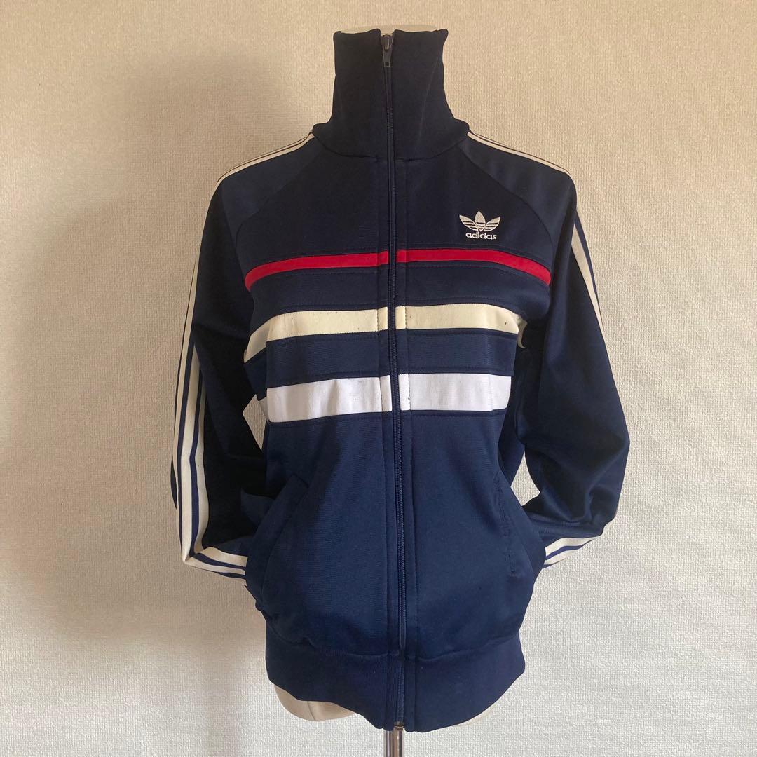 【70年代】adidas トラックジャケット フランス製 ventex ジャージ