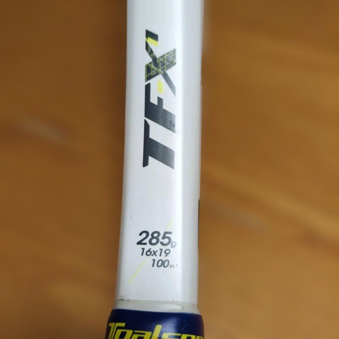 TF-X テニスラケット 285g 100平方インチ保証書