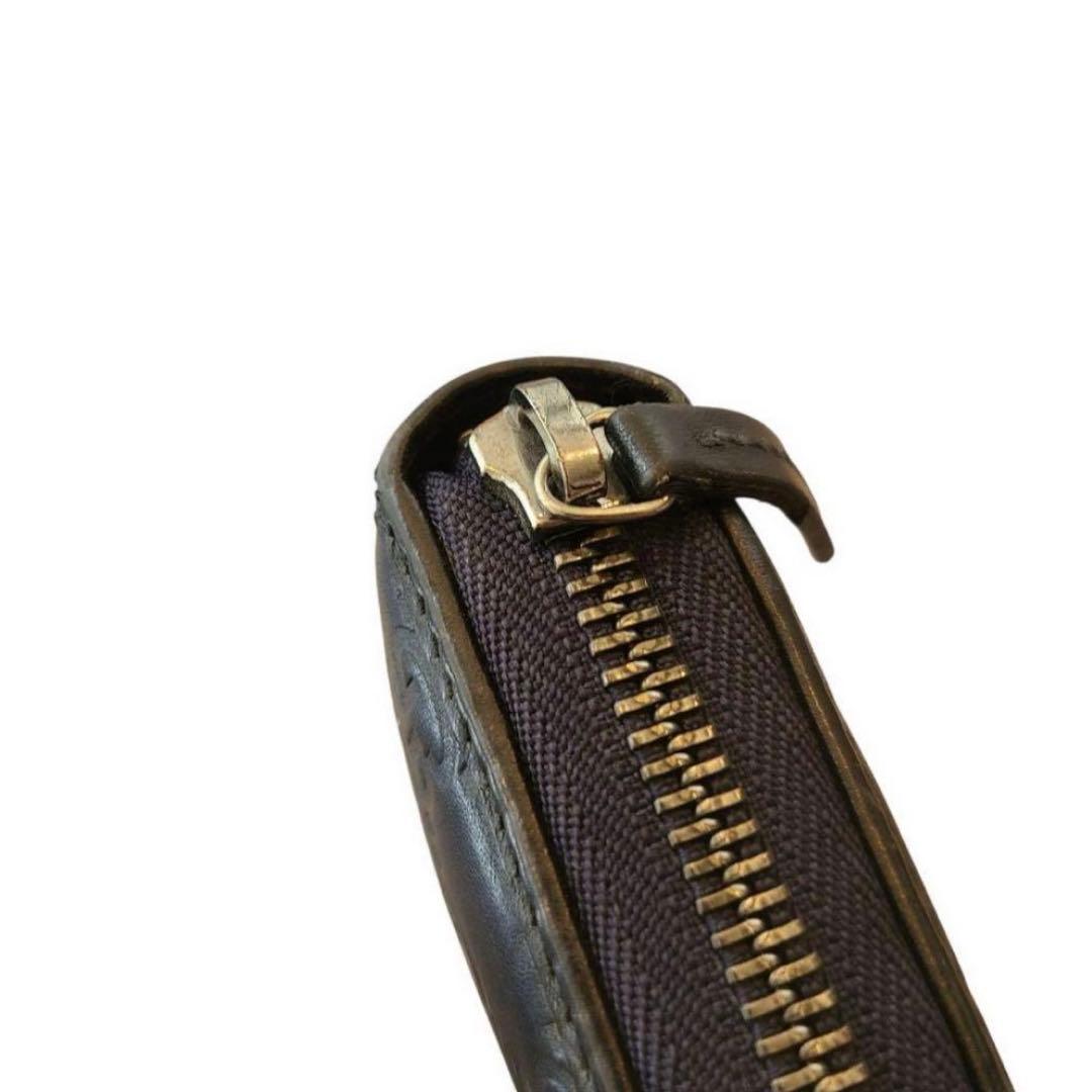 GUCCI　グッチ　長財布　ラウンドファスナー　グッチシマ　シグネチャーウェブ