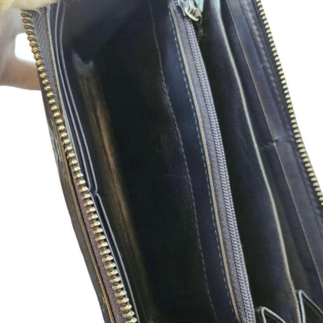 GUCCI　グッチ　長財布　ラウンドファスナー　グッチシマ　シグネチャーウェブ