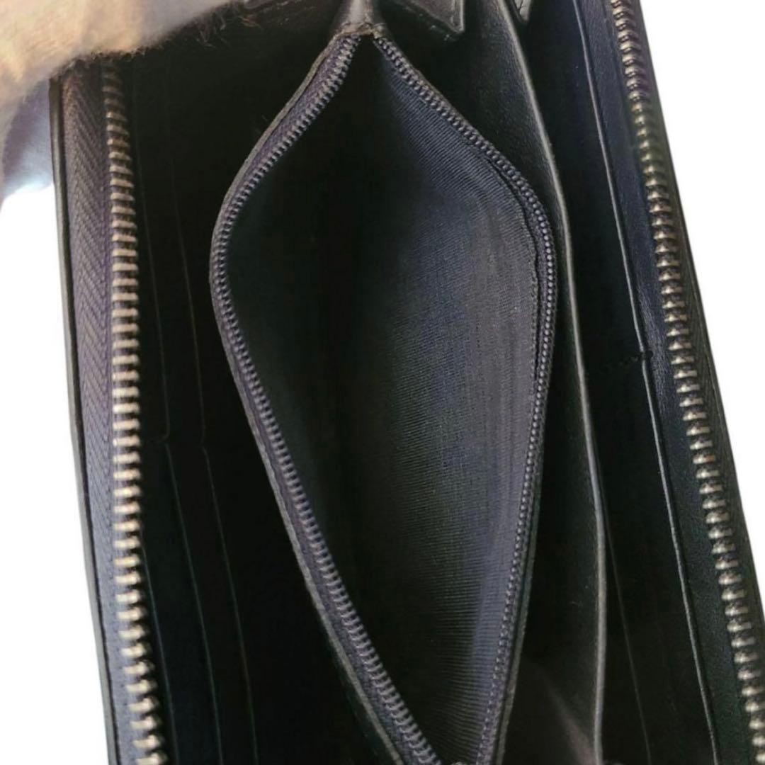 GUCCI　グッチ　長財布　ラウンドファスナー　グッチシマ　シグネチャーウェブ