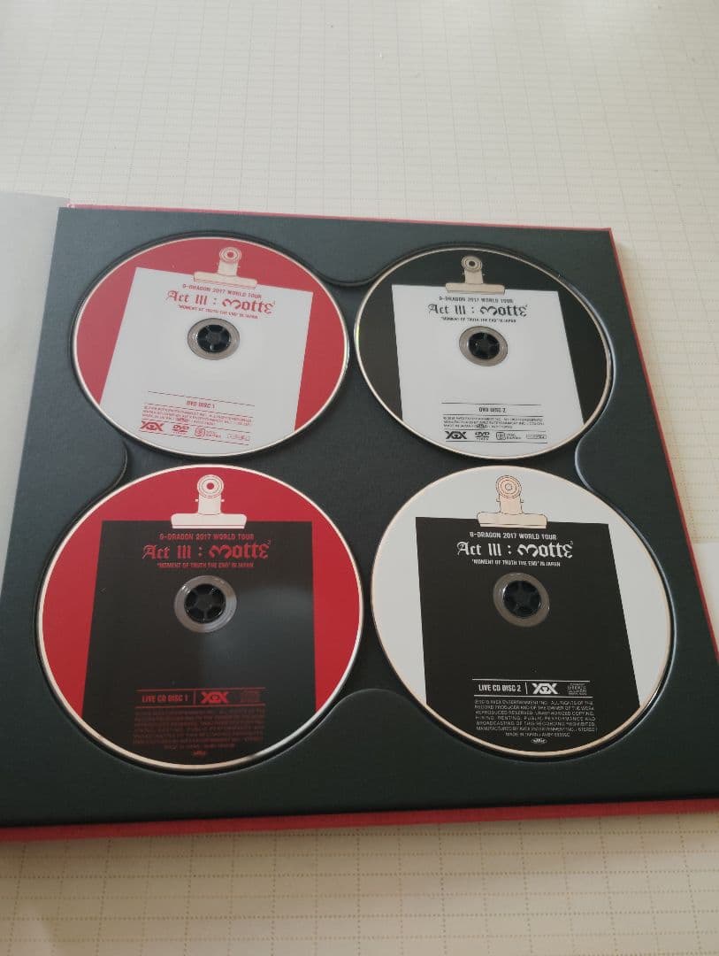 G-DRAGON 2017 ACTIII MOTTE DVD 初回限定盤