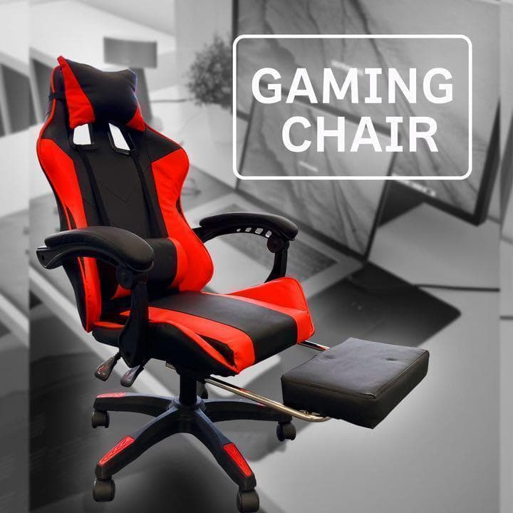 新品 赤 ゲーミングチェア オフィスチェア デスクチェア 事務椅子 作業椅子