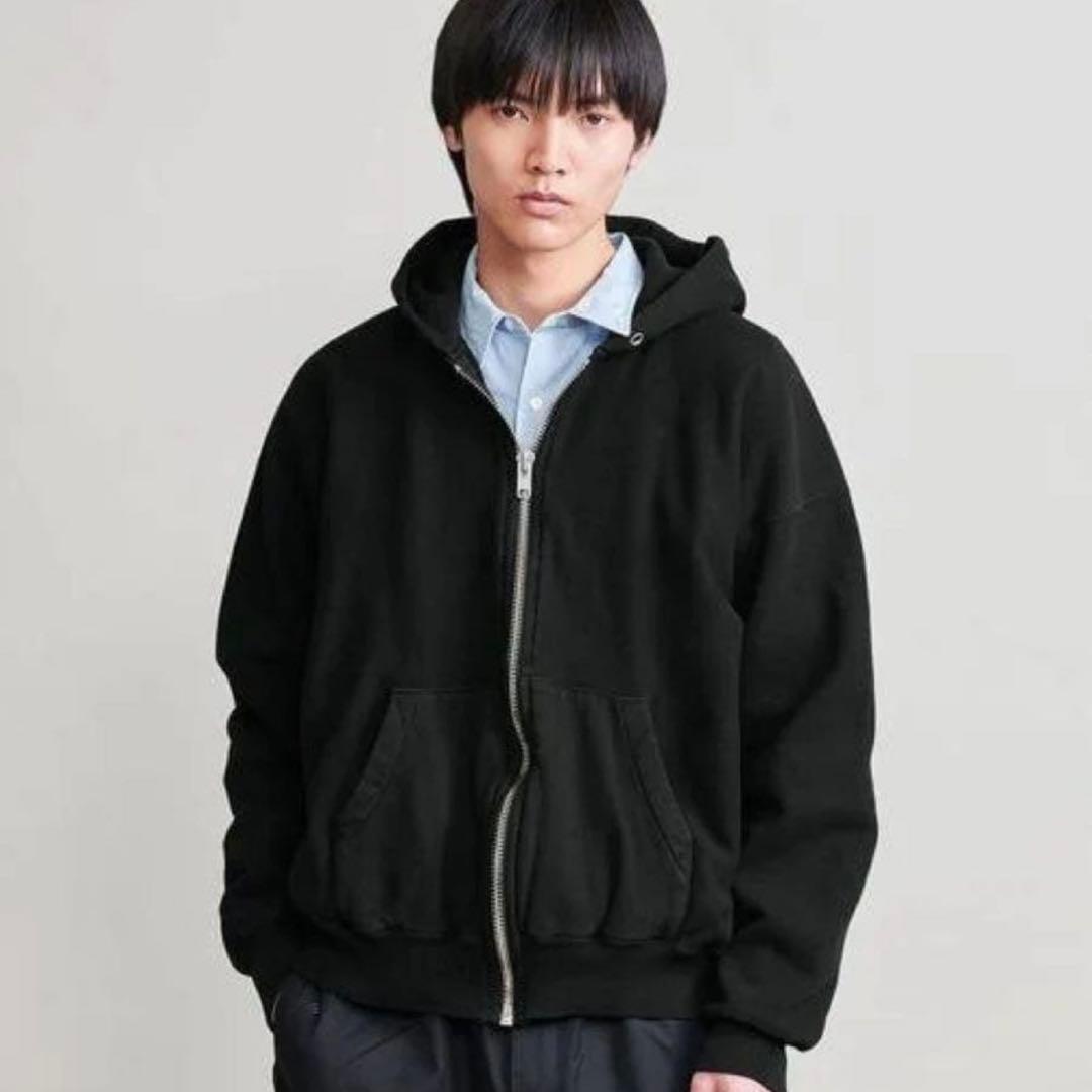 完売品 24SSＨBEAUTY&YOUTHスウェット ジップフーディパーカー