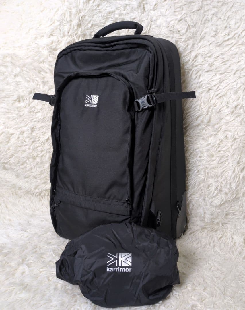 【美品/廃盤】カリマー エアポートプロ40 キャリーケース レインカバー