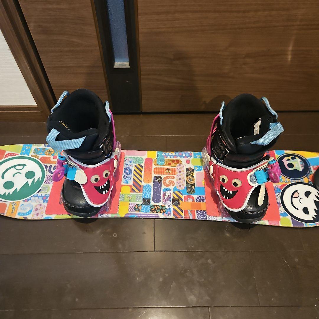 BURTON子供用スノーボード３点セット（Burtonブーツ付き）