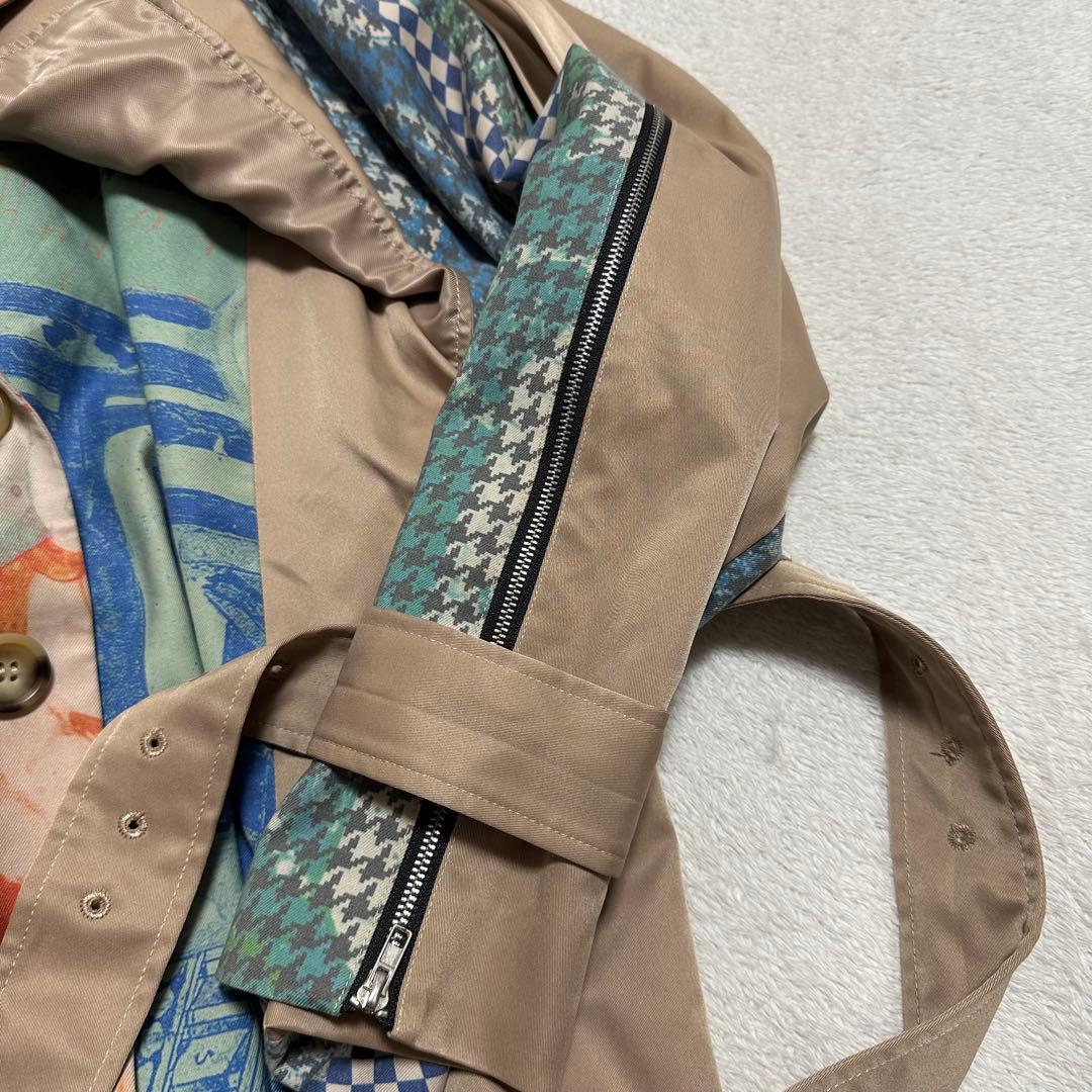 極美品　JnylonStudios × 敦煌　トレンチコート　　ドッキング