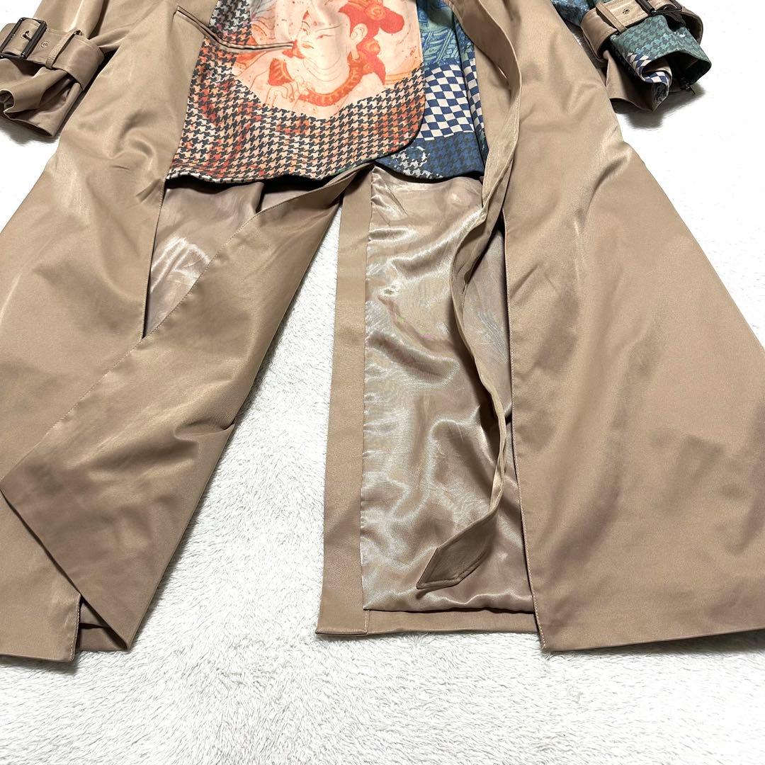 極美品　JnylonStudios × 敦煌　トレンチコート　　ドッキング