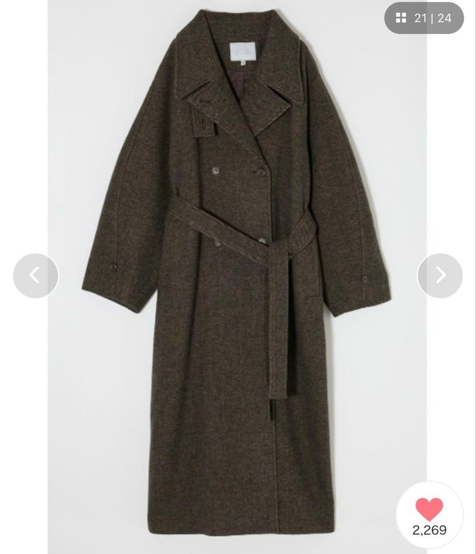 MOUSSY FORM SLEEVE ロングコート サイズ1