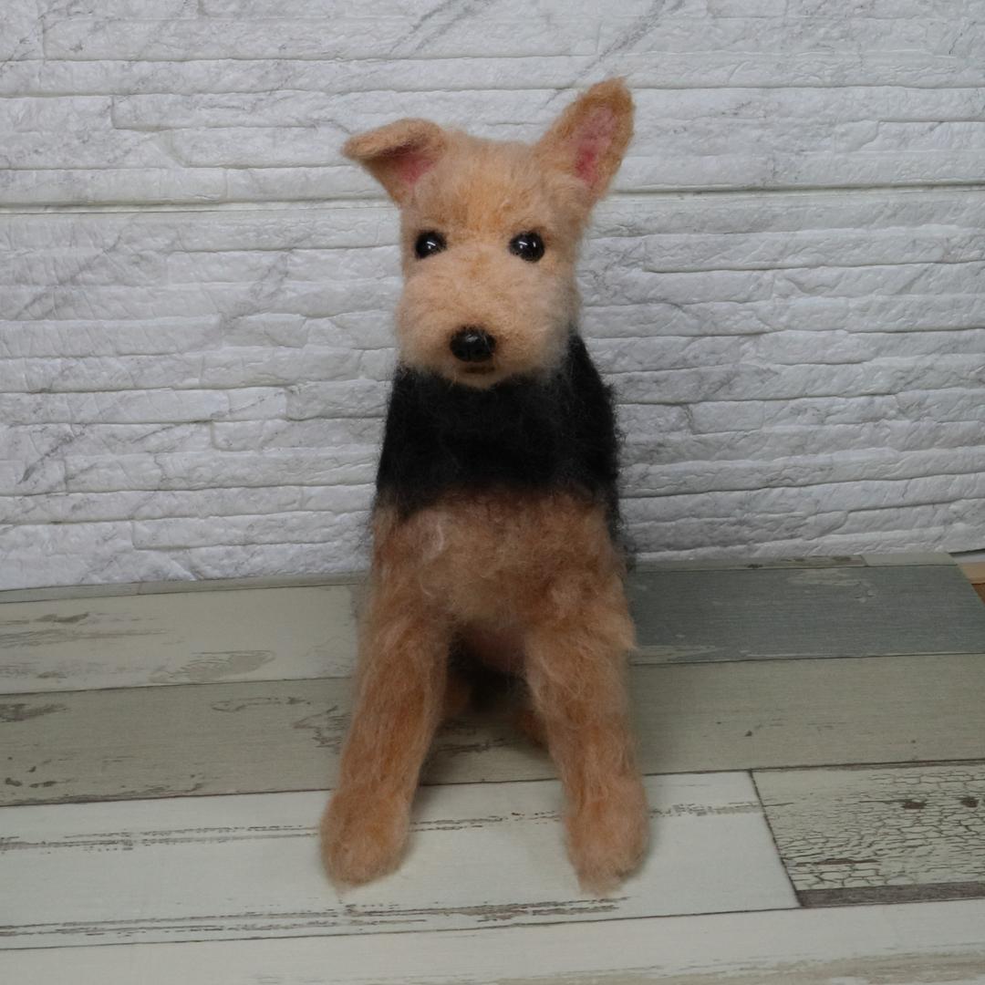 羊毛フェルト　くー様確認用　ウェルシュテリア　犬　ハンドメイド　オーダー