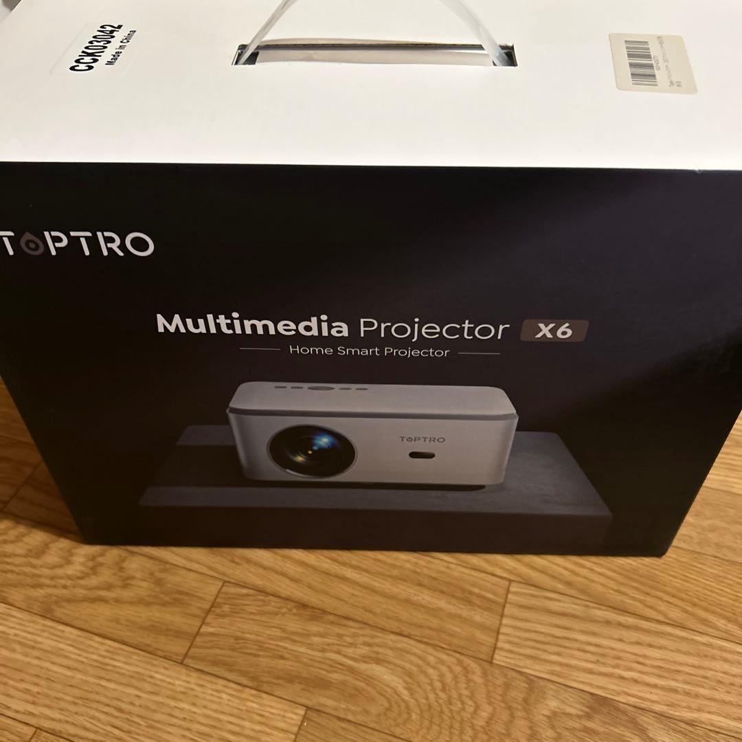 TOPTRO X6 プロジェクター 4K ホワイト