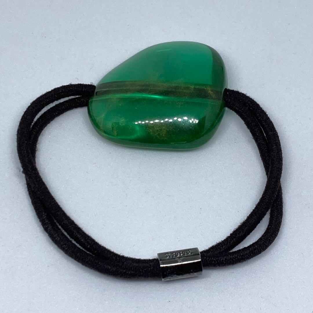 コレットマルーフ ヘアゴム グリーン モチーフ