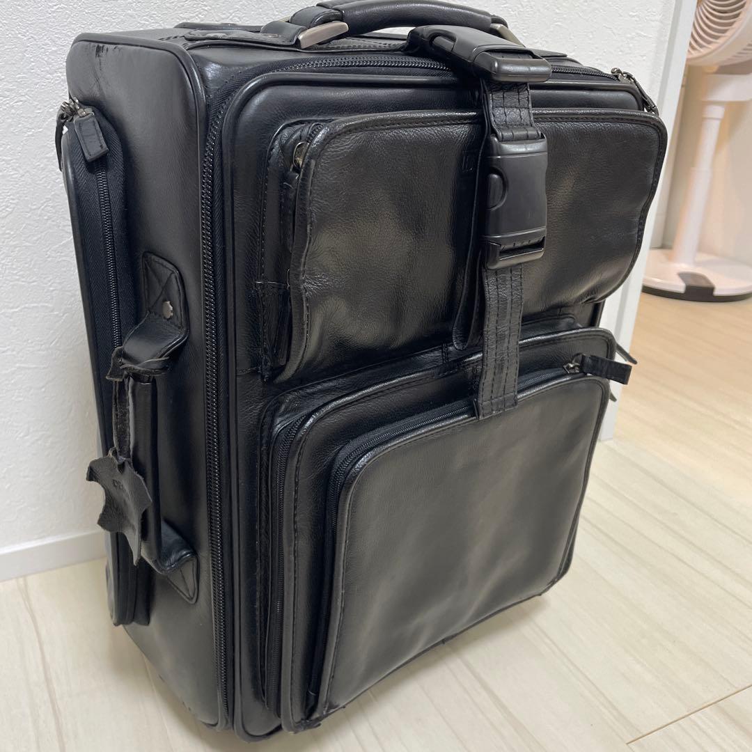 Leonhard Heyden 本革レザードイツ製　キャリーバッグ　ヴィンテージ
