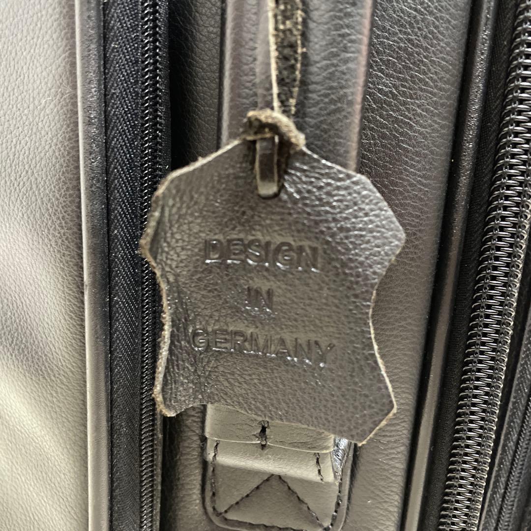 Leonhard Heyden 本革レザードイツ製　キャリーバッグ　ヴィンテージ