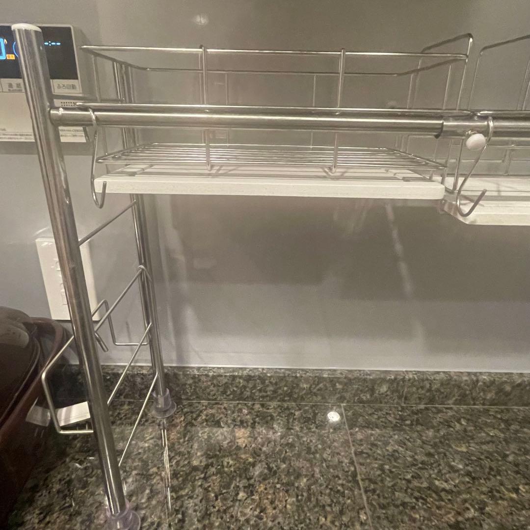 水切りラック 伸縮 KAWAKI 水切り ステンレス シンク上 水切りかご 食器