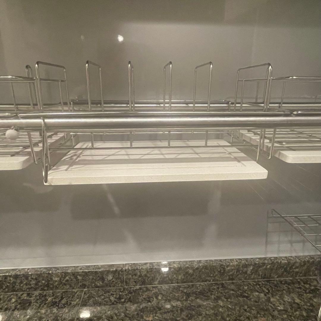 水切りラック 伸縮 KAWAKI 水切り ステンレス シンク上 水切りかご 食器