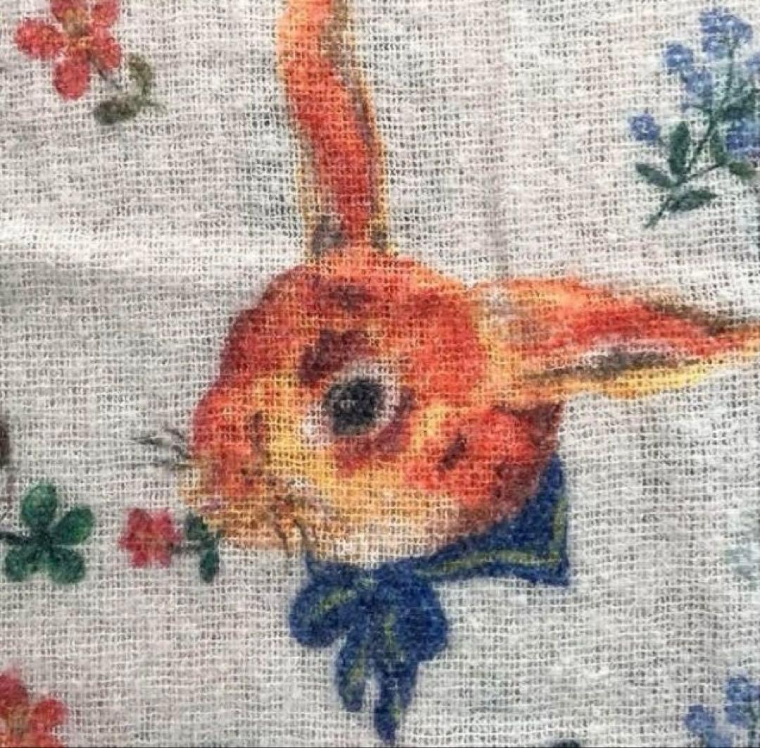 新品　ナタリーレテ　シャギー ブランケット　ラビット　うさぎ　ウサギ