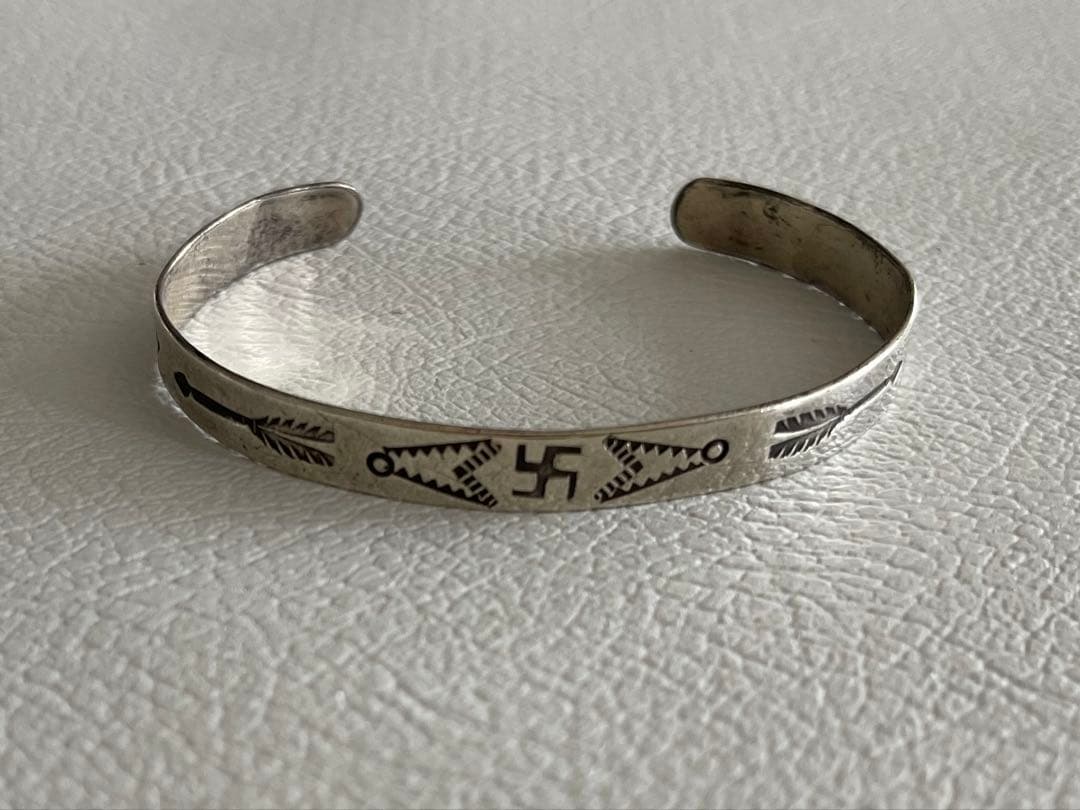 30s NAVAJO SILVER BANGLE ナホバ バングル シルバー