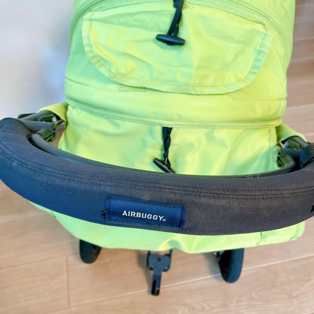 【美品】エアバギー ココ ブレーキモデル／ライトグリーン／豪華付属品付き