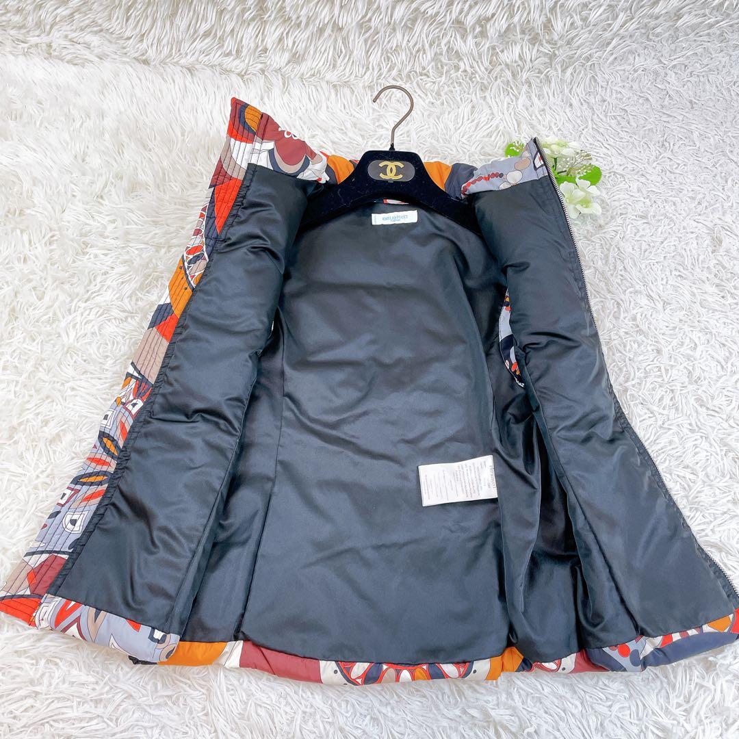 美品✨emilio pucci エミリオプッチ ダウンベスト 36 プッチ柄