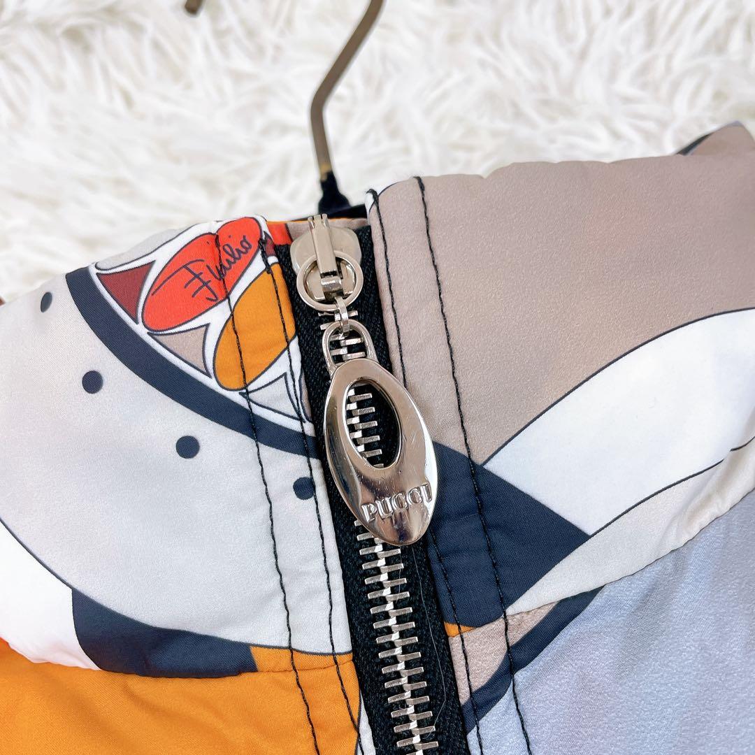 美品✨emilio pucci エミリオプッチ ダウンベスト 36 プッチ柄