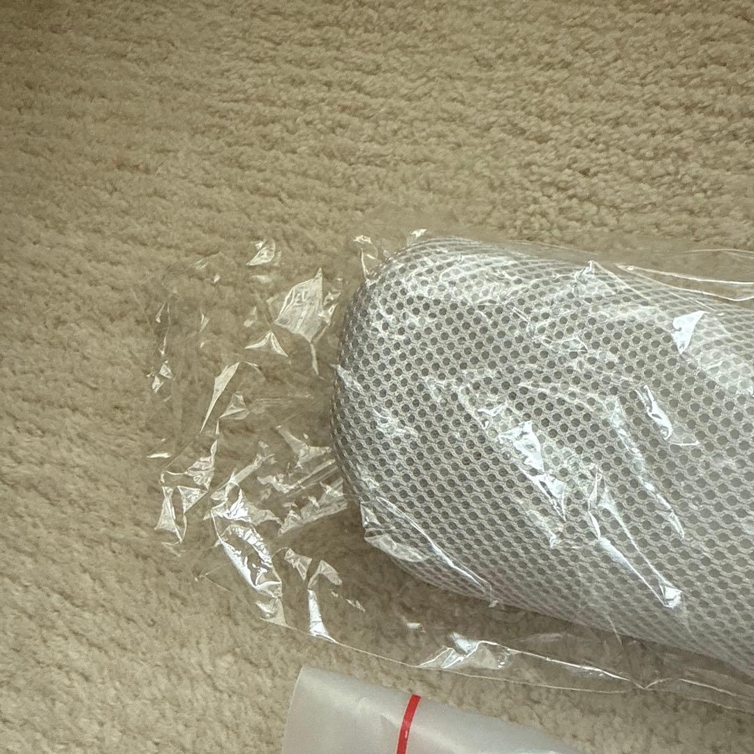 【新品未使用】今治睡眠用タオル2 グレー専用ポール付