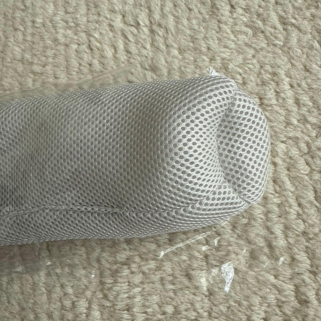 【新品未使用】今治睡眠用タオル2 グレー専用ポール付