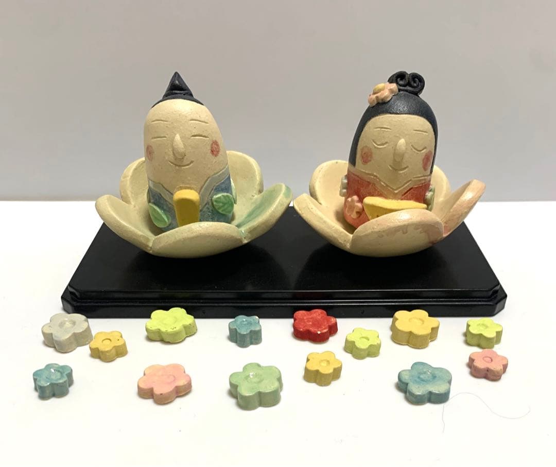 【美品】岡崎順子 お雛様　おはじき セット